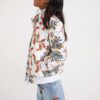White Girls' Flowered Jacket Desigual Cala - Girls