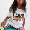 White Girls' T-shirt Desigual Bertini - Girls