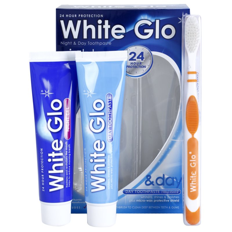 White Glo Night & Day Toothpaste Set fogápoló készlet