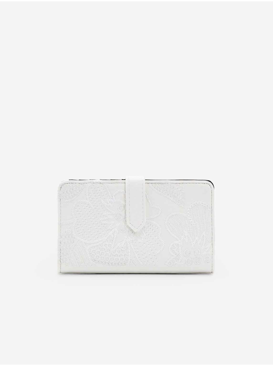 White Ladies Floral Wallet Desigual Alpha Pia Medium - Women