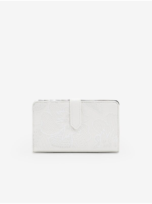 White Ladies Floral Wallet Desigual Alpha Pia Medium - Women