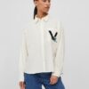 White Ladies Shirt VILA Smurfy - Women