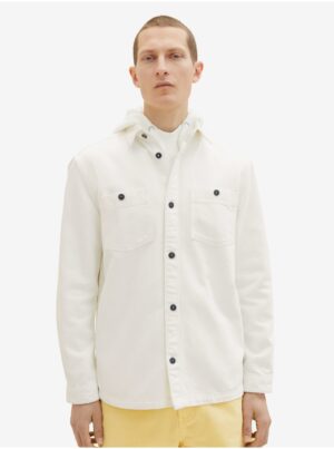 White Mens Denim Outerwear Tom Tailor - Men