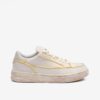 White Men's Diesel Sinna Leather Sneakers - Men's