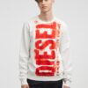 White Men's Diesel Sweatshirt - Men's