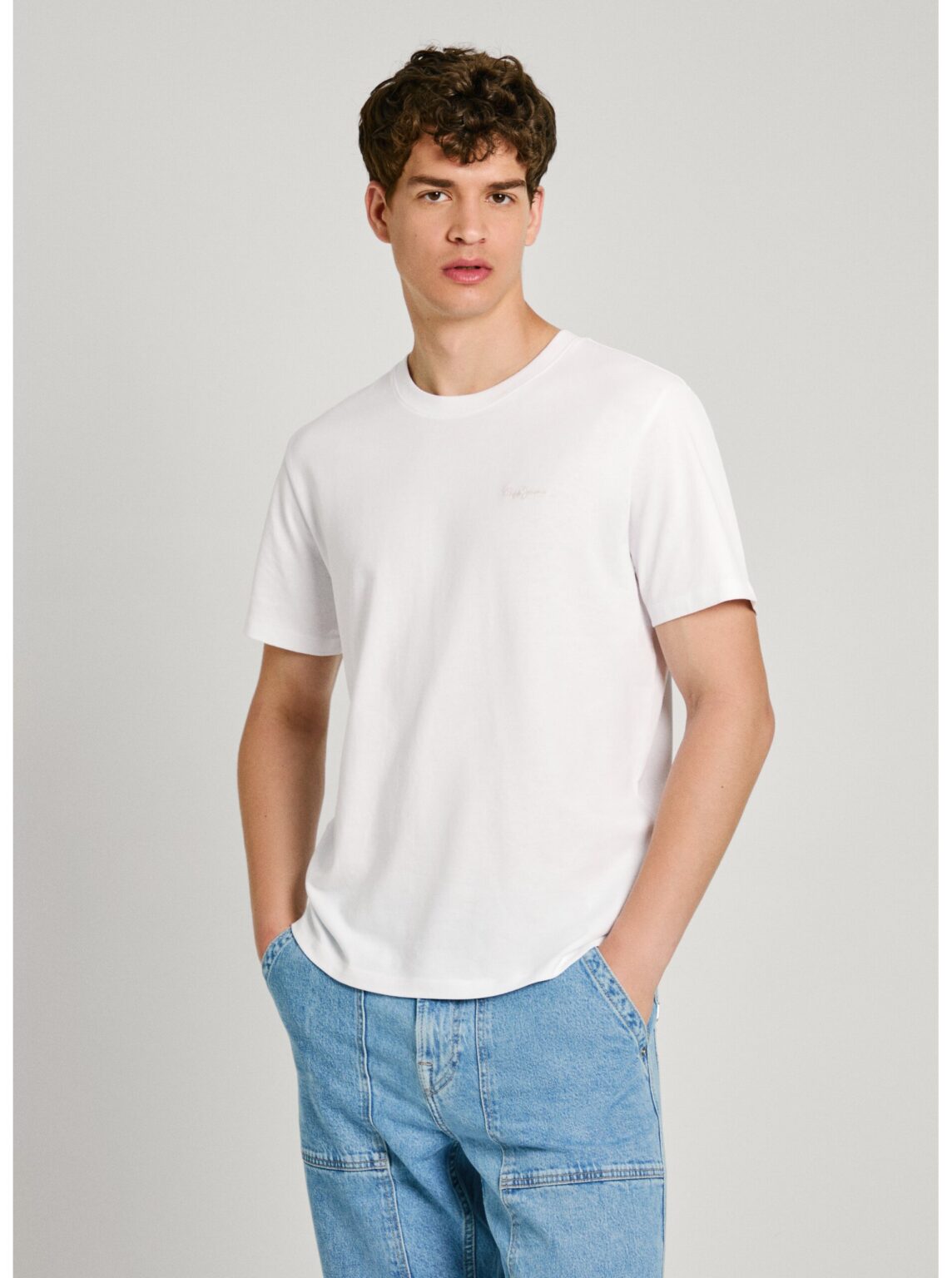 White Men's Pepe Jeans T-Shirt - Men's