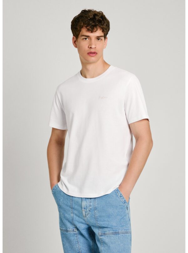 White Men's Pepe Jeans T-Shirt - Men's