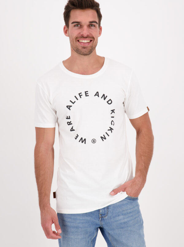 White Men's T-Shirt Alife and Kickin