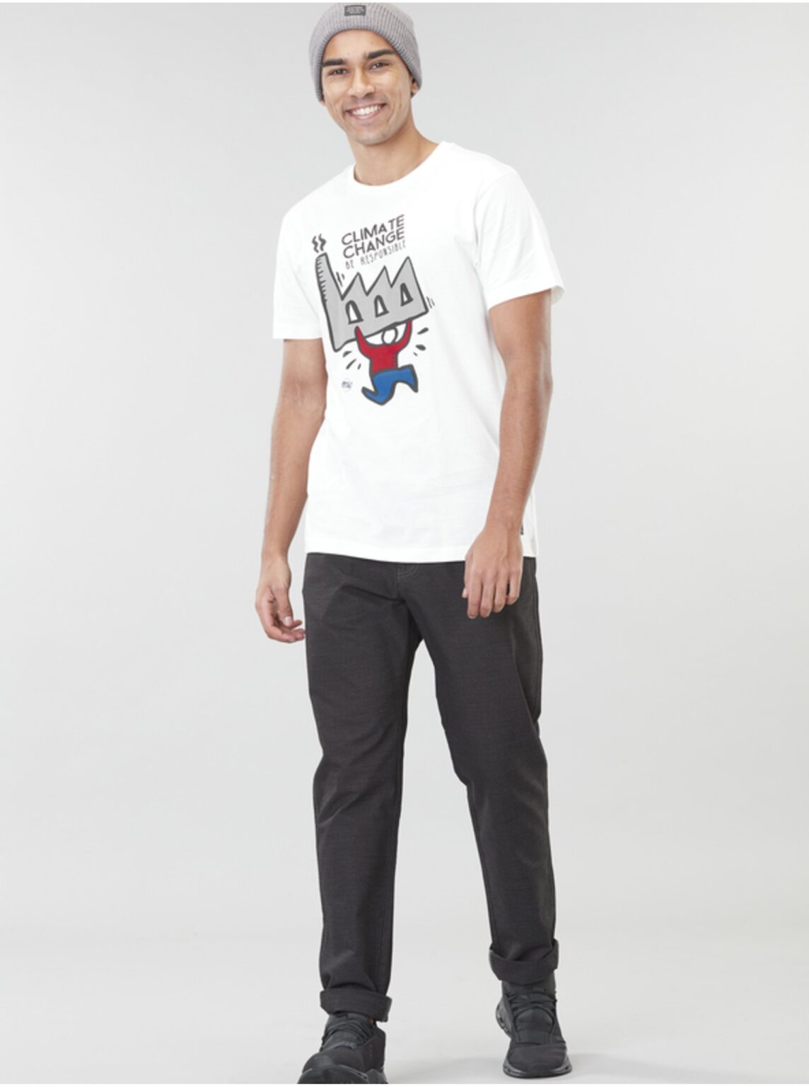 White Men's T-Shirt Picture - Men's