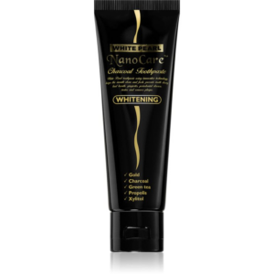 White Pearl NanoCare Whitening fogkrém aktív szénnel és arany nanorészecskékkel 100 g-Eredeti