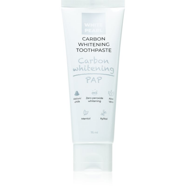 White Pearl PAP Carbon Whitening fehérítő fogkrém 75 ml-Ár
