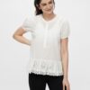 White Pregnancy/Breastfeeding Blouse with Madeira Mama.licious Grazie - Ladies