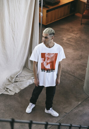 White T-shirt No Mercy