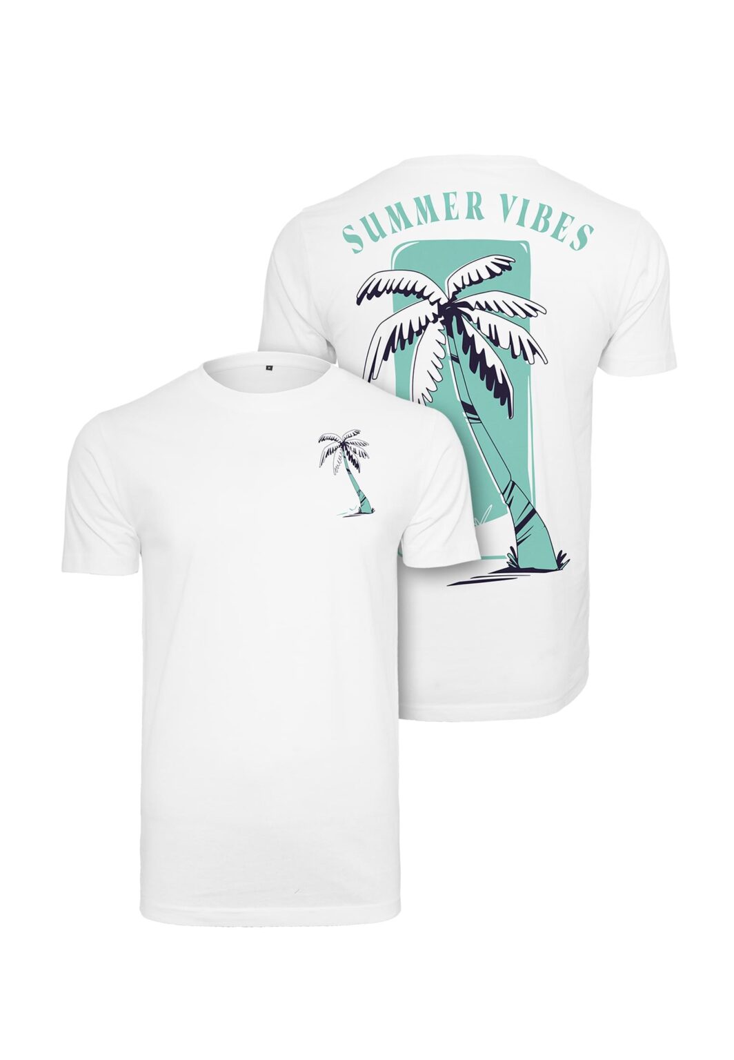 White T-shirt Summer Vibes