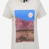 White T-shirt with VERO MODA Desert print