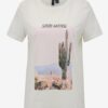 White T-shirt with VERO MODA Desert print