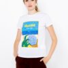 White T-shirt with print CAMAIEU - Women