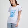White T-shirt with print Noisy May Nate - Women