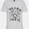 White T-shirt with print VERO MODA-Catalina - Women