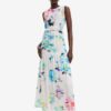 White Women Patterned Dress Desigual Avinyon - Women