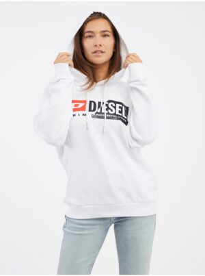 White Women's Diesel Hoodie - Women's