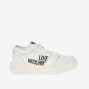 White Women's Leather Sneakers Love Moschino - Women