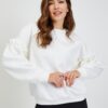 White Women's Oversize Sweatshirt with Balloon Sleeves ORSAY - Women