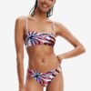 White Women's Patterned Swimwear Bottoms Desigual Playa I - Women