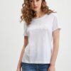 White Women's T-Shirt Guess Agata - Women