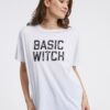 White Women's T-Shirt Noisy May Mathilde - Women
