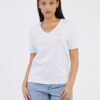 White Women's T-Shirt Pieces Fawna - Women