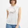 White Women's T-shirt with Pepe Jeans Avis - Women
