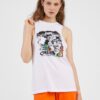 White Women's Tank Top Noisy May Joleen - Women