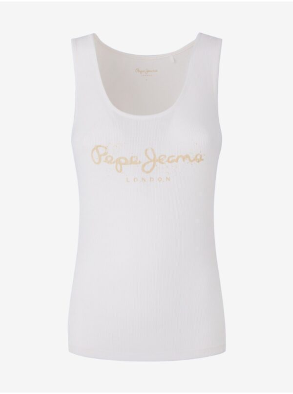 White Women's Top Pepe Jeans Dunia - Women White Women's Top Pepe Jeans Dunia - Women