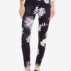 White and Black Women Patterned Leggings Desigual Agnes - Women
