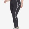 White and Black Womens Sport Leggings Reebok Lux - Women
