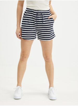 White and Blue Striped Shorts JDY Ivy - Women
