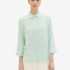 White and Green Ladies Striped Shirt Tom Tailor - Women