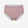 White and Red Floral Swimsuit Bottoms ONLY Ella - Women