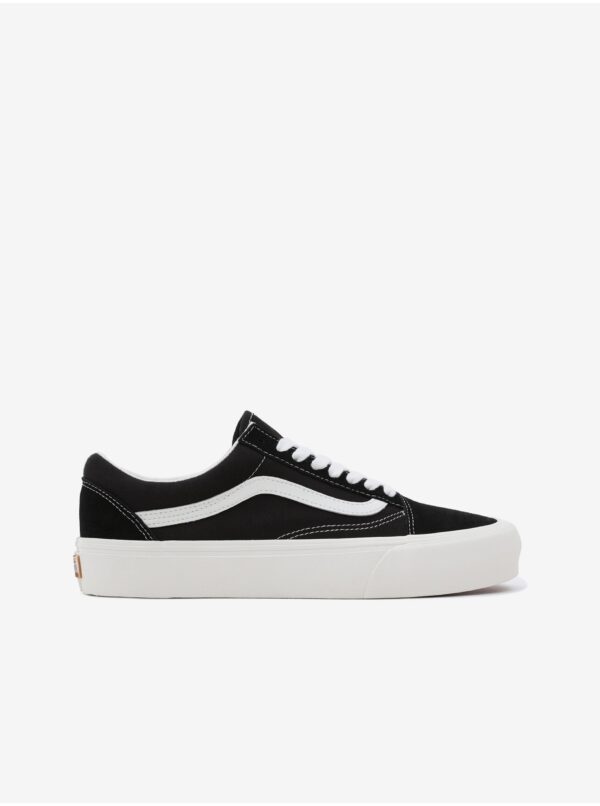 White and black suede sneakers VANS Old Skool VR3 - Women's
