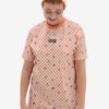 White and orange ladies plaid dress VANS - Ladies