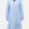 White-blue plaid dress VERO MODA Kimi