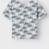 White boys' patterned t-shirt name it Valther - Boys