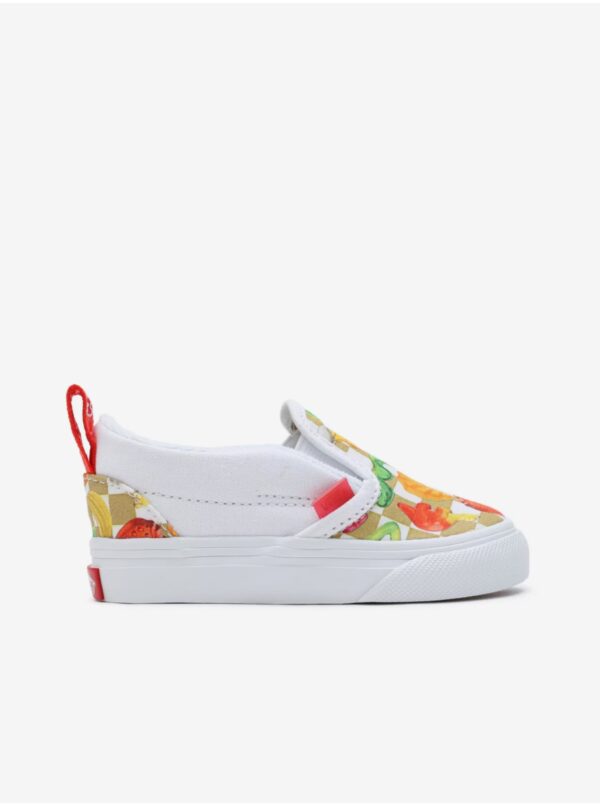 White children's patterned slip-on sneakers VANS Haribo - Boys