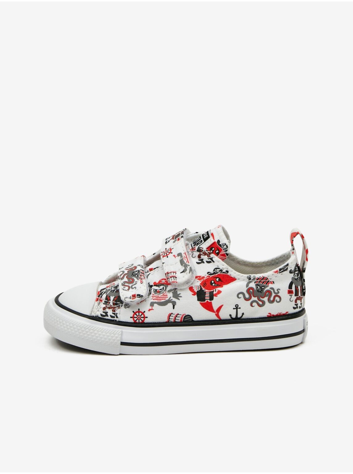 White children's patterned sneakers Converse Pirates - Boys