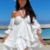 White dress By o la la axp0747. R01