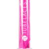 White flat neon pink