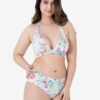 White floral Swimwear Upper Upper DORINA Koro Island - Women
