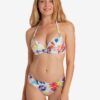 White floral bikini top DORINA Palma - Women's