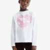White girls' T-shirt Desigual Alba - Girls